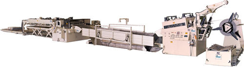 48" wide by 0.200" thick cut-to-length line manufactured by Cooper-Weymouth, Peterson
